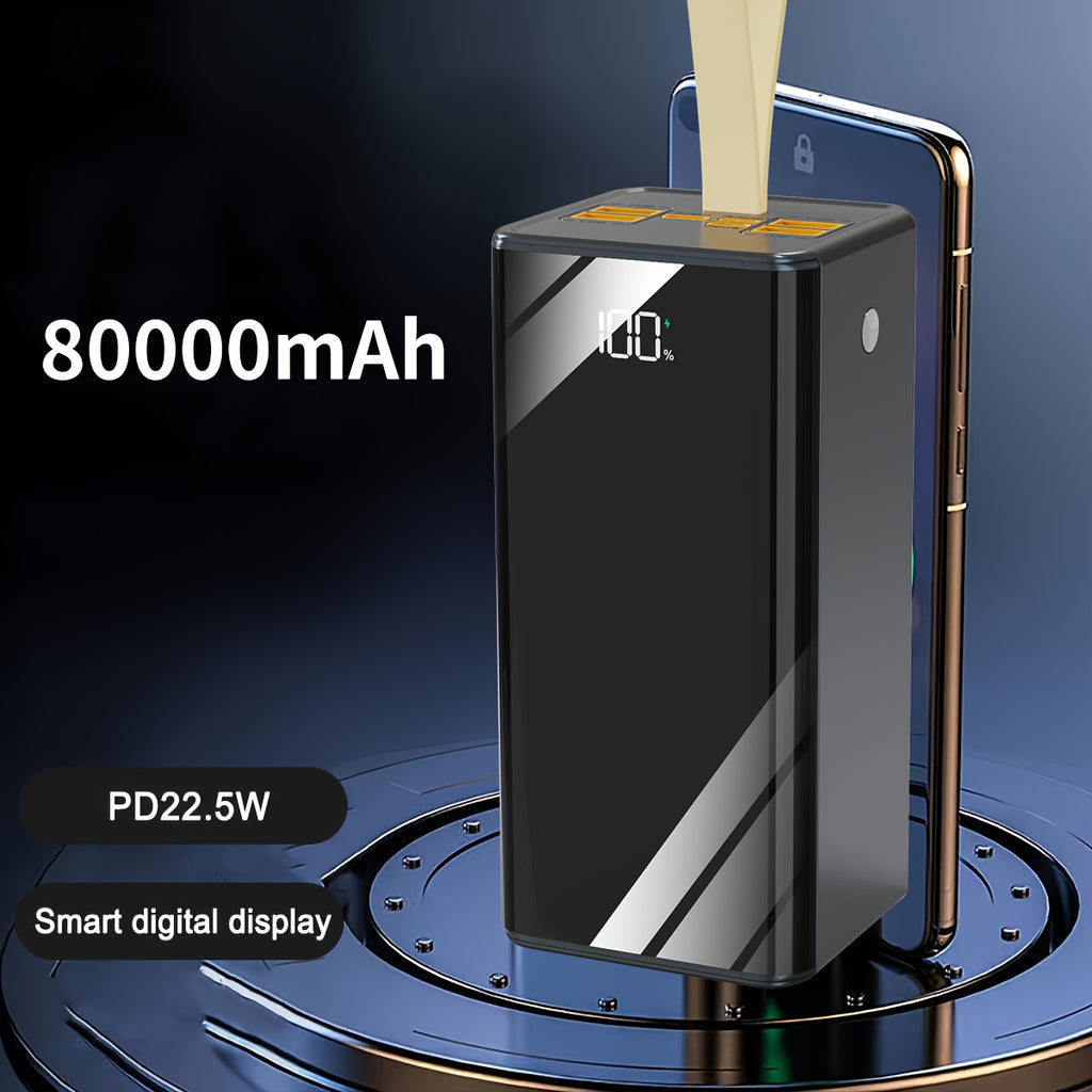 Powerbank, Onyx Schwarz für Zuhause – Detailansicht 11