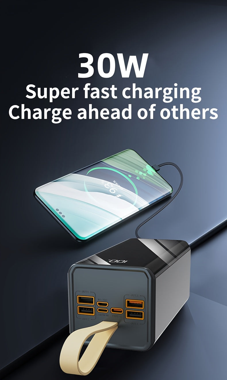 Powerbank, Onyx Schwarz für Zuhause – Detailansicht 18