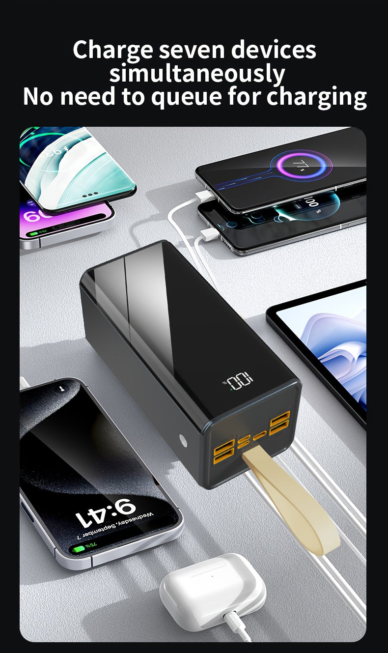 Powerbank, Onyx Schwarz für Zuhause – Detailansicht 19