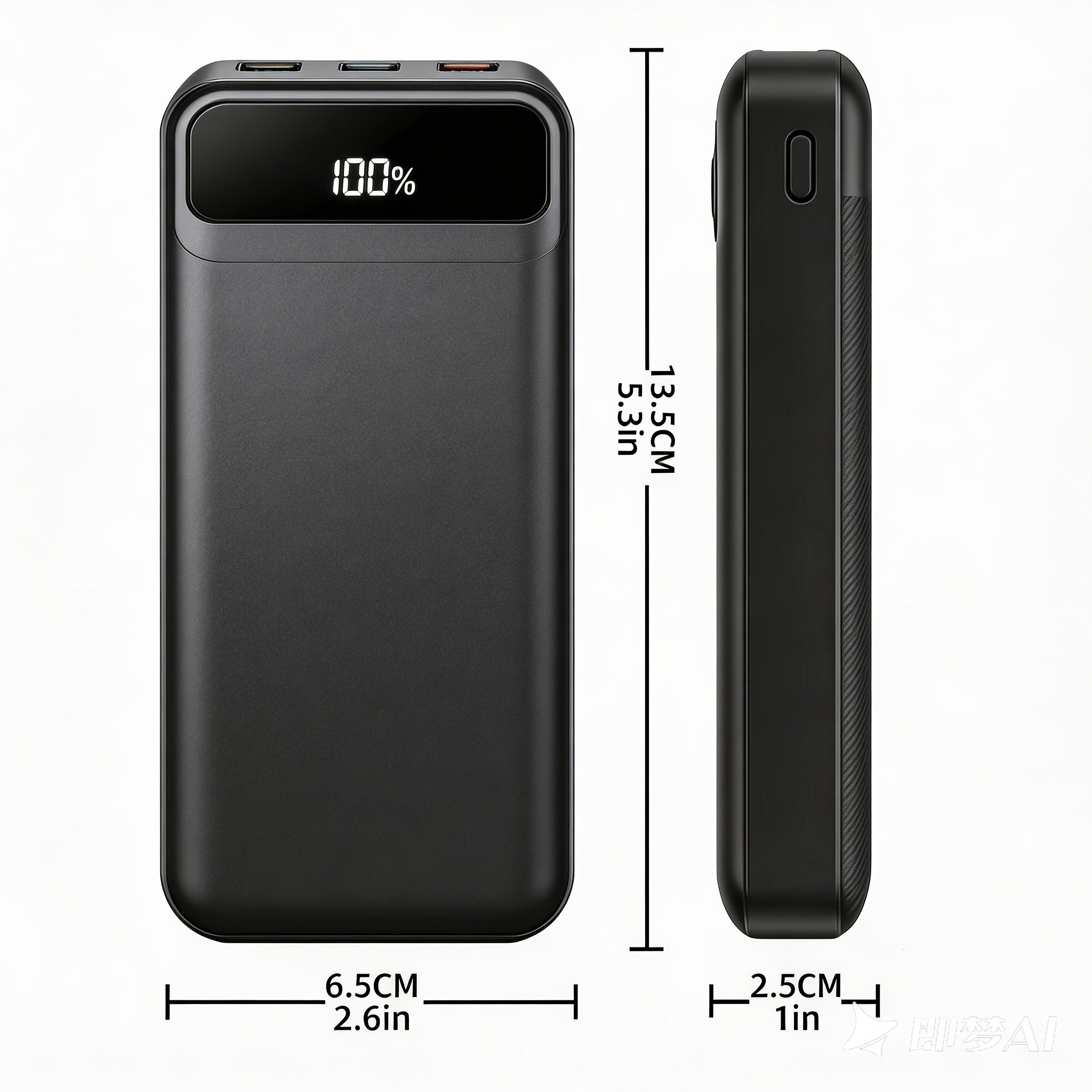 Powerbank, Pro6(Schwarz) für Camping – Detailansicht 2