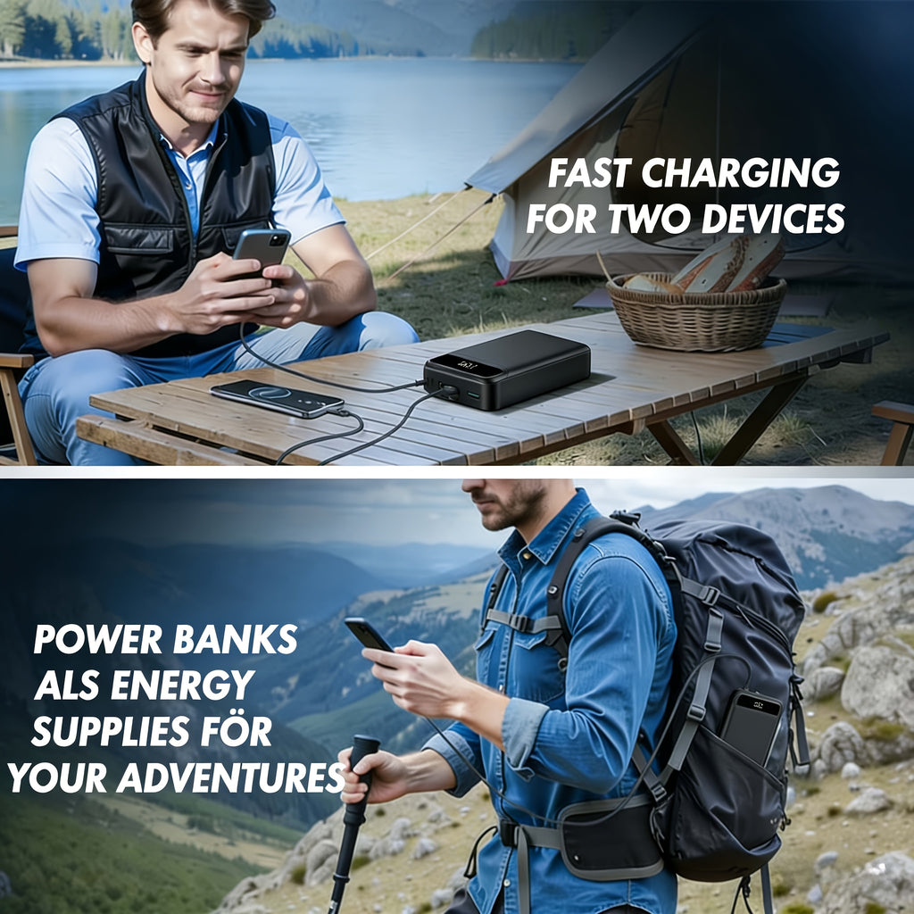 Powerbank, Pro6(Schwarz) für Camping – Detailansicht 8