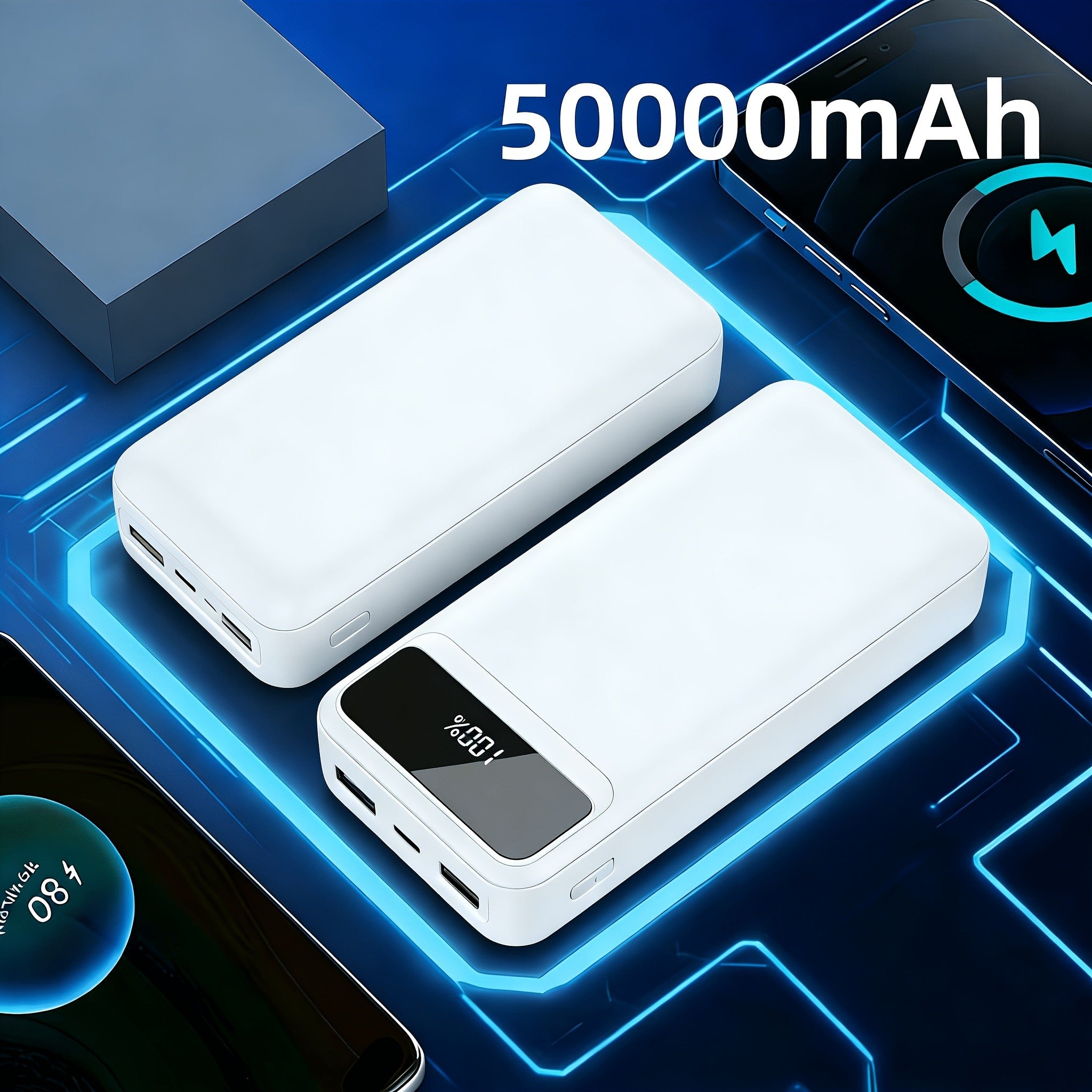 Powerbank, Pro6(Schwarz) für Camping – Detailansicht 21