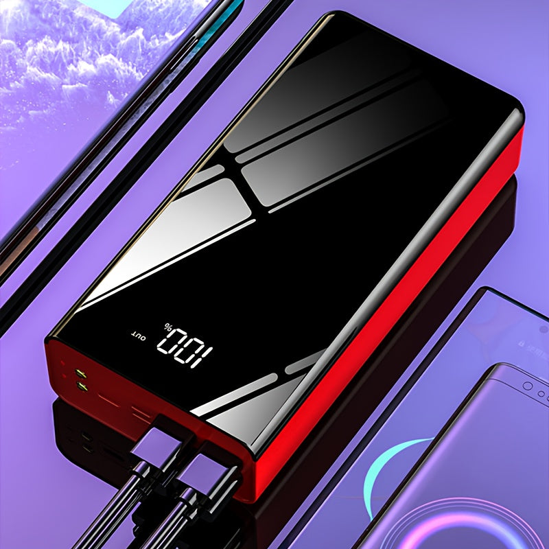 Powerbank, Schwarz 50000mAh für Camping – Detailansicht 10