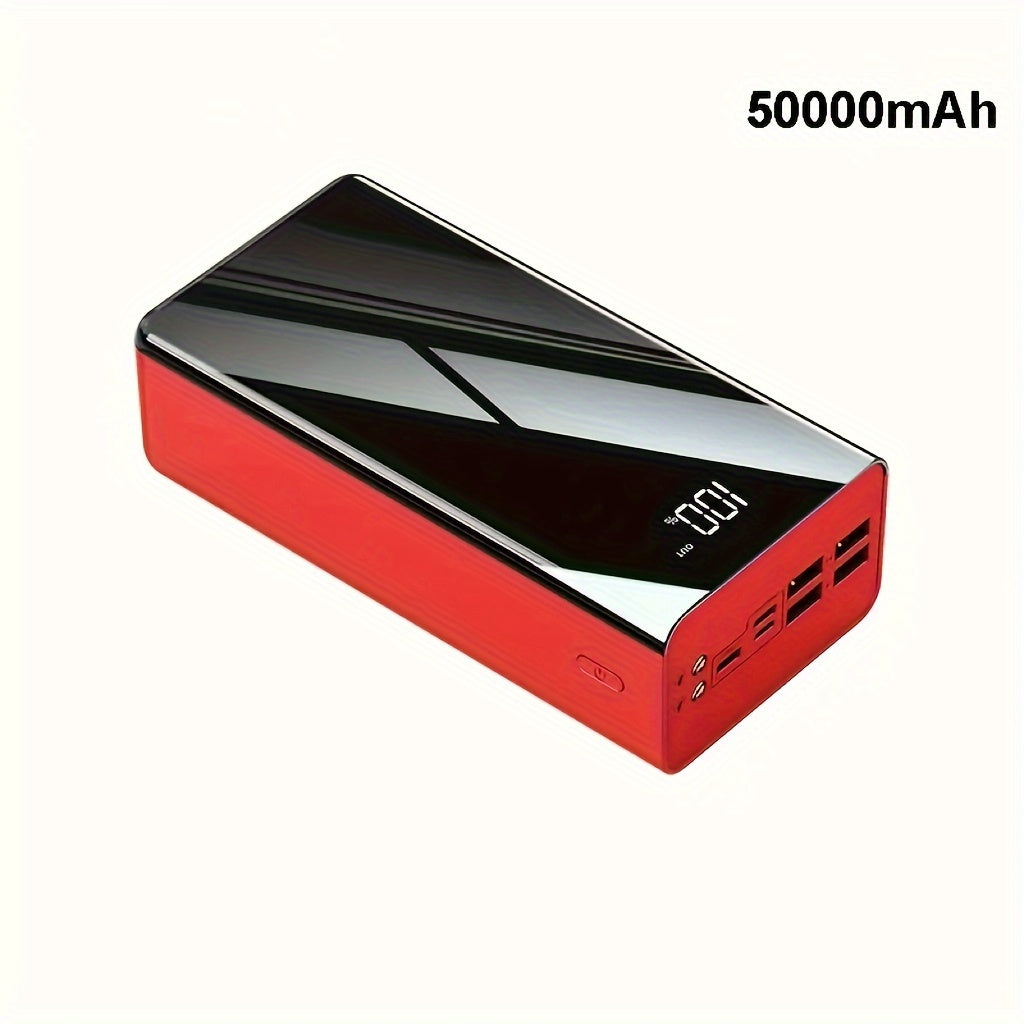 Powerbank, Schwarz 50000mAh für Reisen und die Feiertage – Detailansicht 7