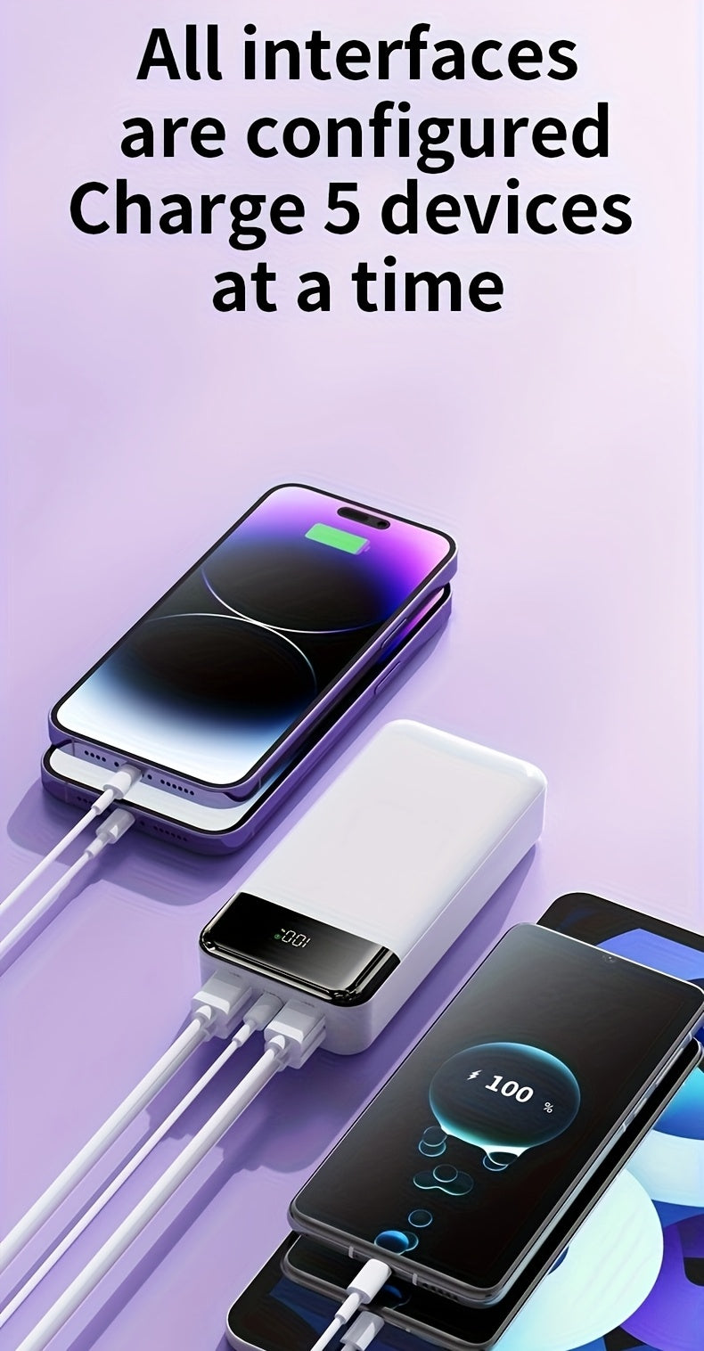 Powerbank, Schwarz- für Reisen – Detailansicht 6