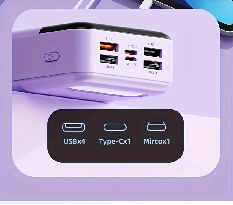 Powerbank, Schwarz- für Reisen – Detailansicht 19