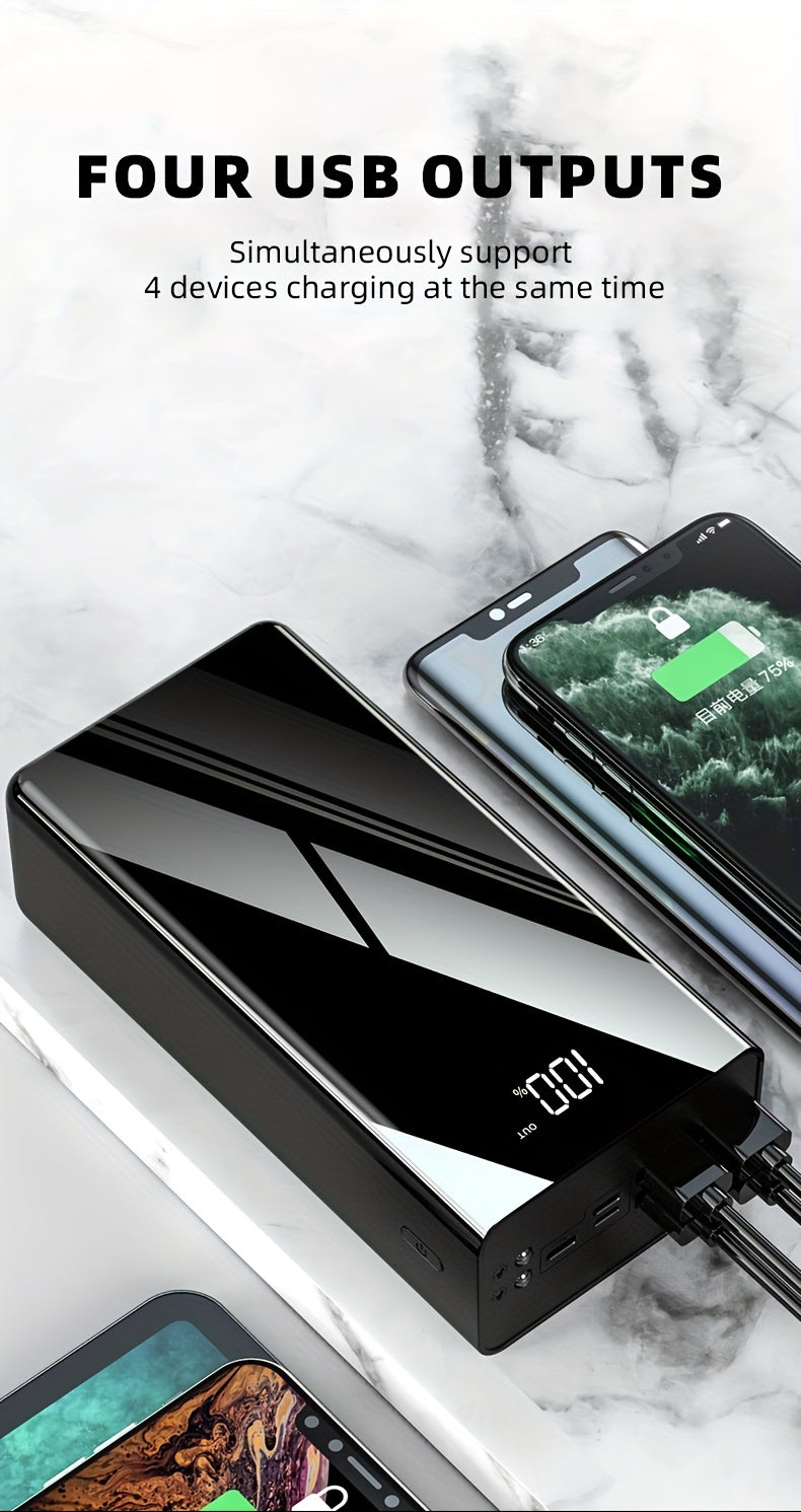 Powerbank, Schwarz für Reisen und Alltag – Detailansicht 15