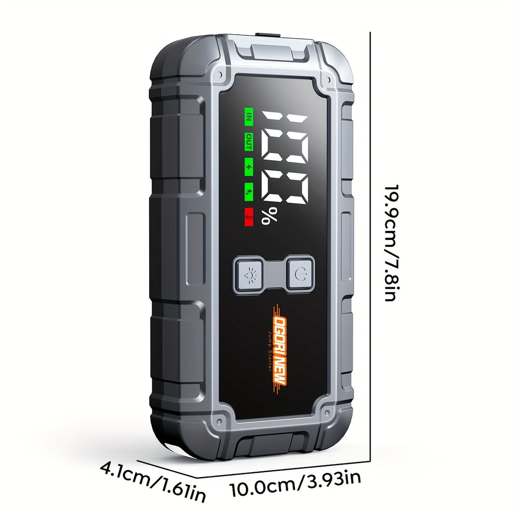 Powerbank, Silbrig Gelb-B07 für Fahrzeug – Detailansicht 7