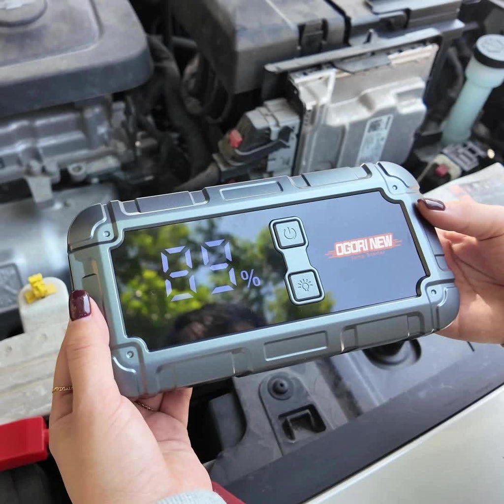 Powerbank, Silbrig Gelb-B07 für Fahrzeug – Detailansicht 8
