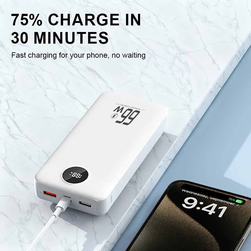 Powerbank, Tintenschwarz-50000mAh für Alltag – Detailansicht 5