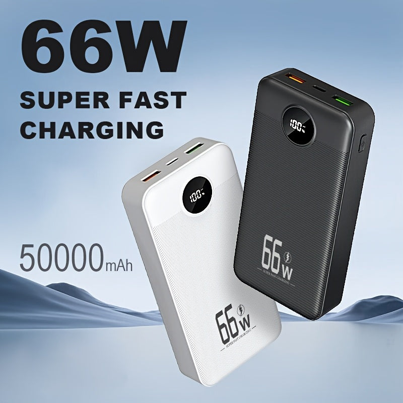 Powerbank, Tintenschwarz-50000mAh für Alltag – Detailansicht 7
