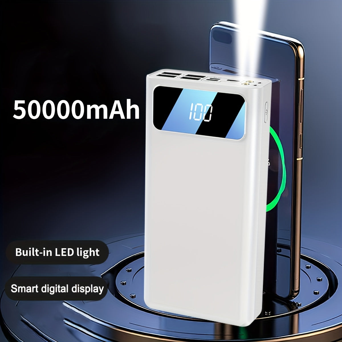 Powerbank, Weiß für Alltag – Detailansicht 15
