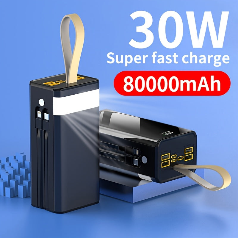 Powerbank, Weiß für Camping und Reisen – Detailansicht 3