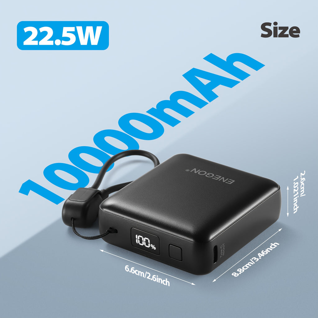 Powerbank, Weiß für Reisen und iPhone 16 – Detailansicht 3