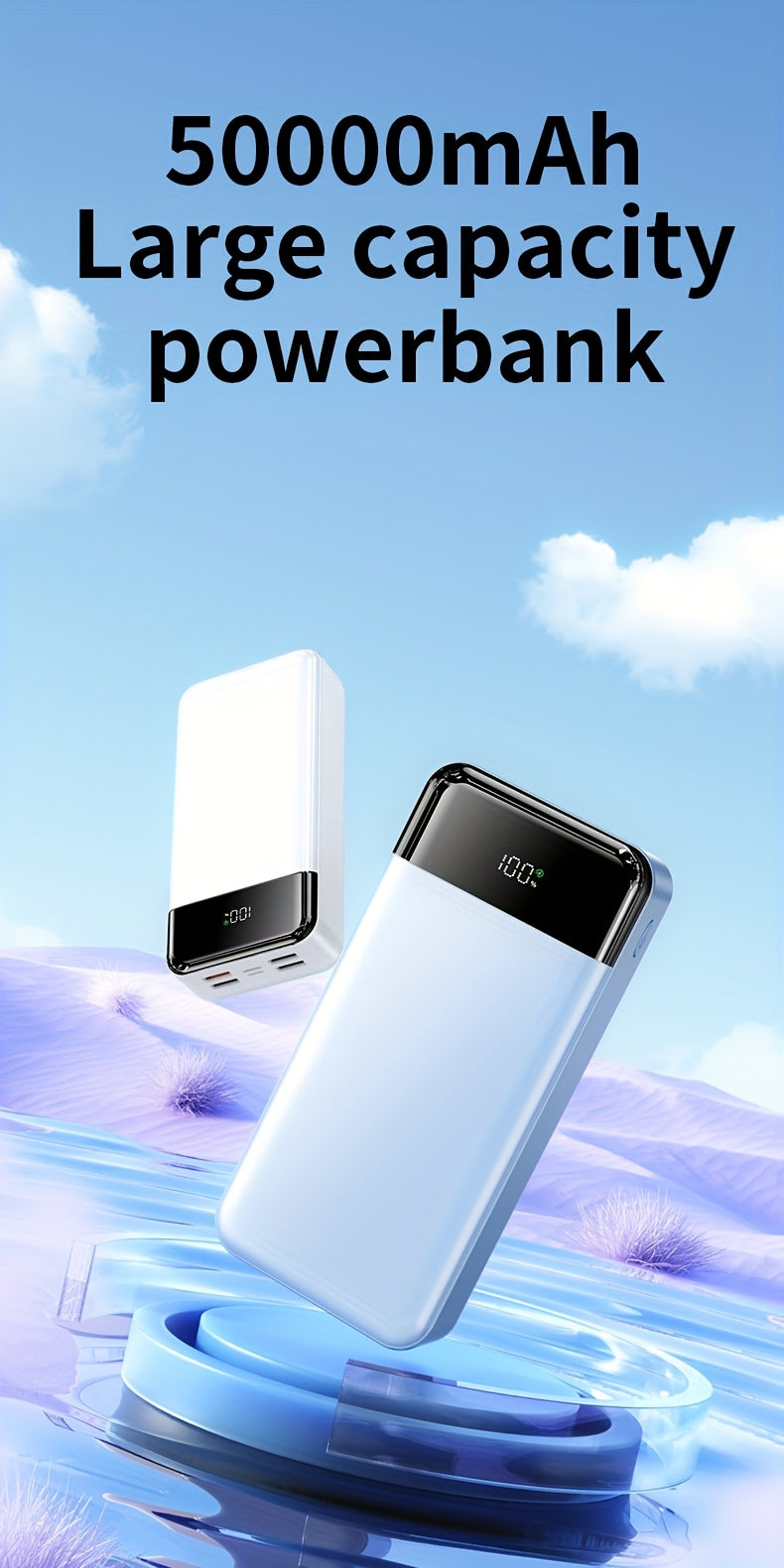 Powerbank, Weiß für Zuhause und Alltag – Detailansicht 10