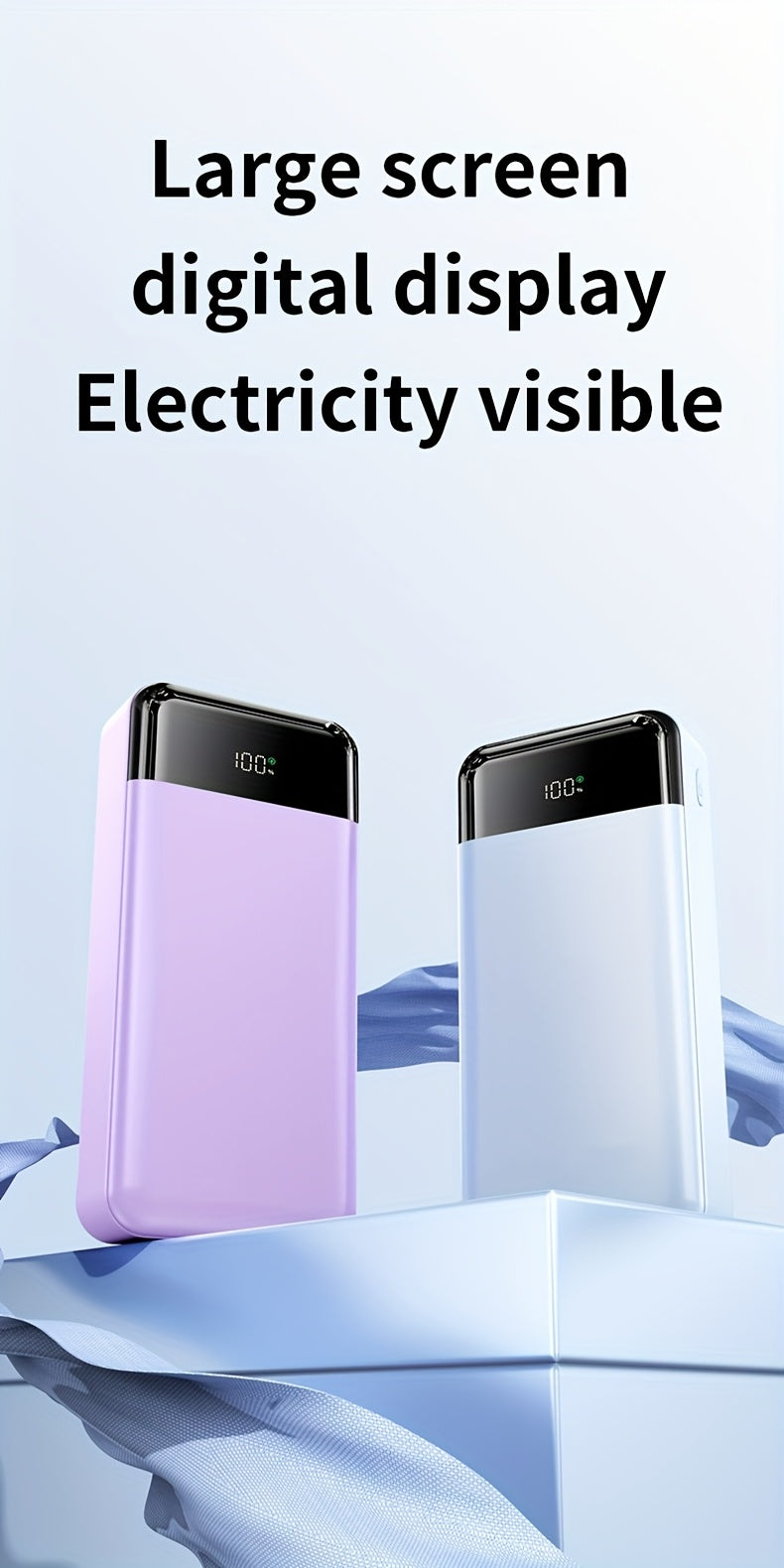 Powerbank, Weiß für Zuhause und Alltag – Detailansicht 16