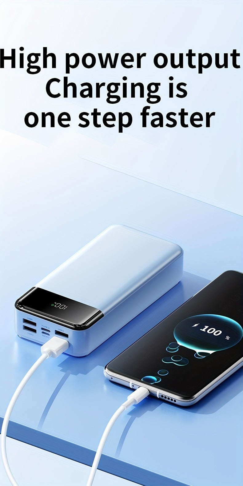 Powerbank, Weiß für Zuhause und Alltag – Detailansicht 20