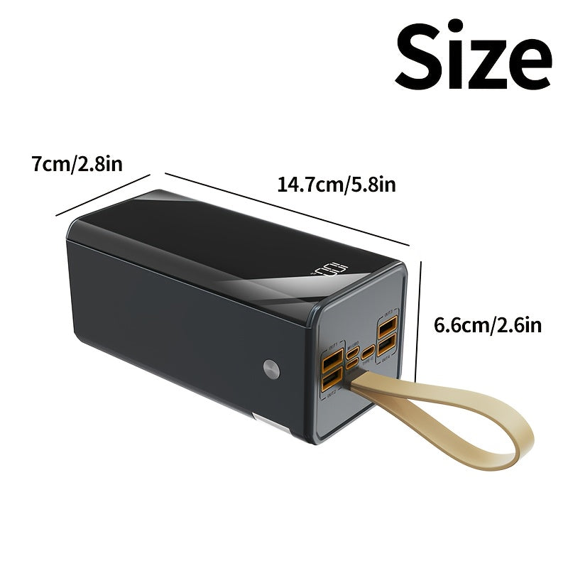 Powerbank, wird mit einem Schlüsselband und LED-Licht geliefert für Zuhause – Detailansicht 14