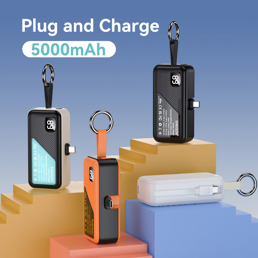 Powerbanks, 5000mAh für iPhone 15 und 12 Pro Max – Detailansicht 3