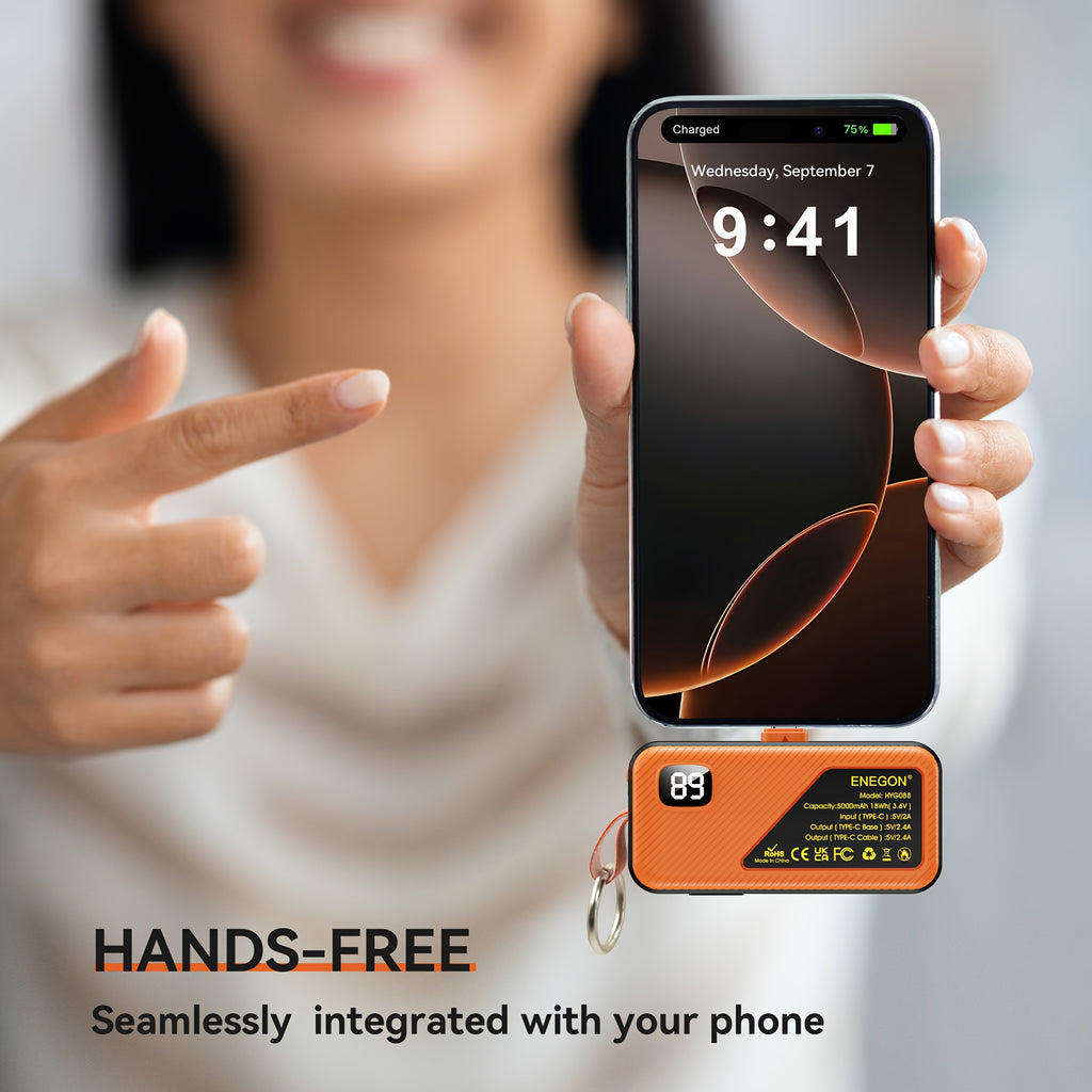 Powerbanks, 5000mAh für iPhone 15 und 12 Pro Max – Detailansicht 7