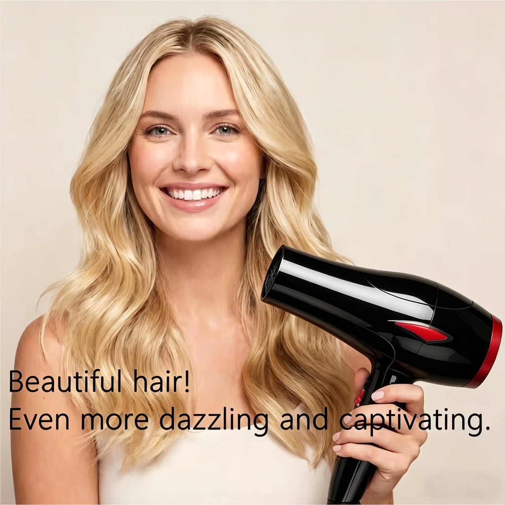 Professioneller Haartrockner, Schwarz 12St für Wohnzimmer und Zuhause – Detailansicht 5