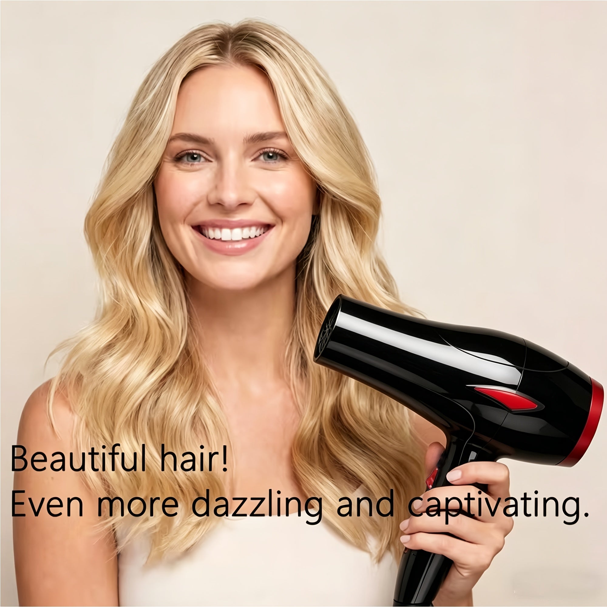 Professioneller Haartrockner, Schwarz 12St für Wohnzimmer und Zuhause – Detailansicht 5