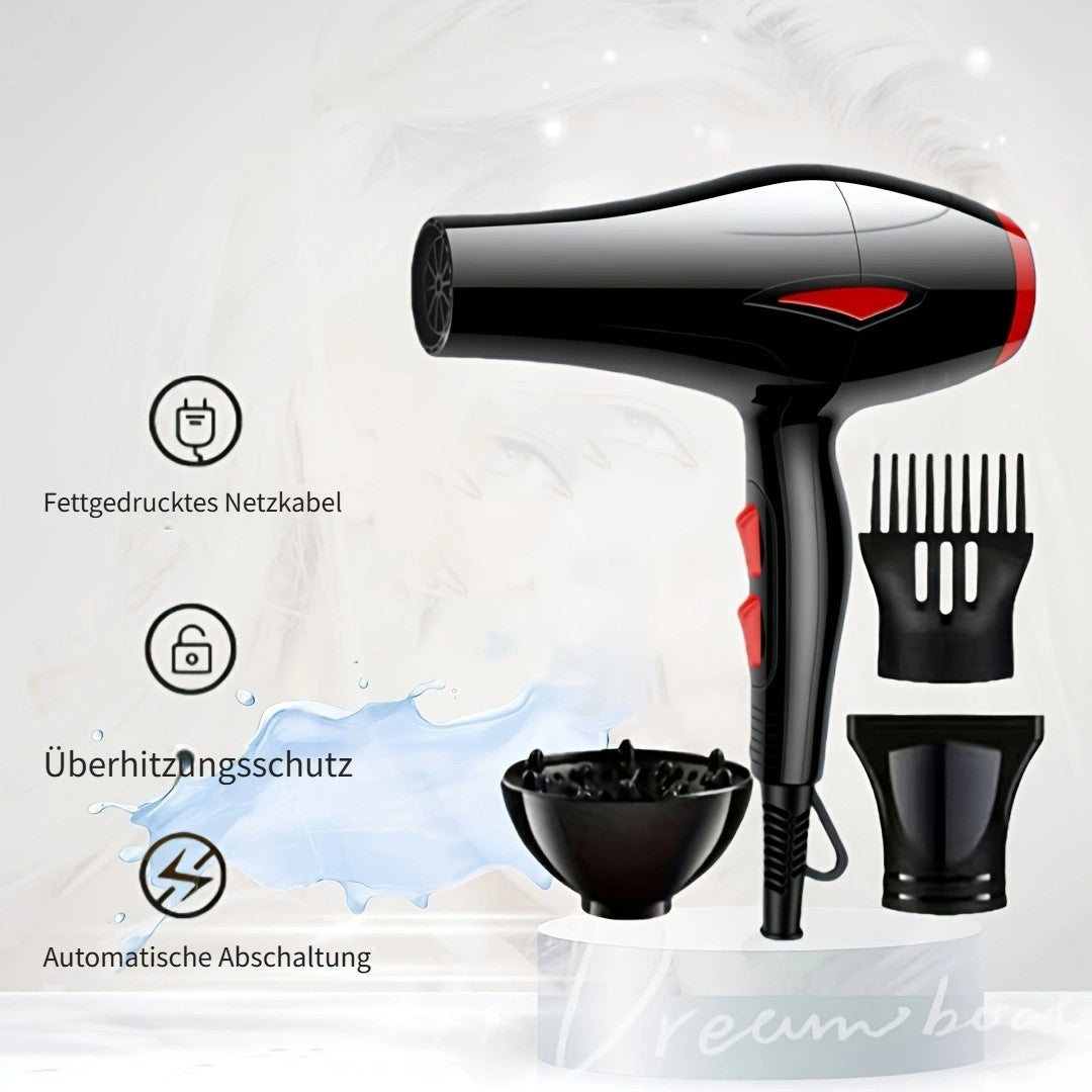 Professioneller Haartrockner, Schwarz 12St für Wohnzimmer und Zuhause – Detailansicht 14