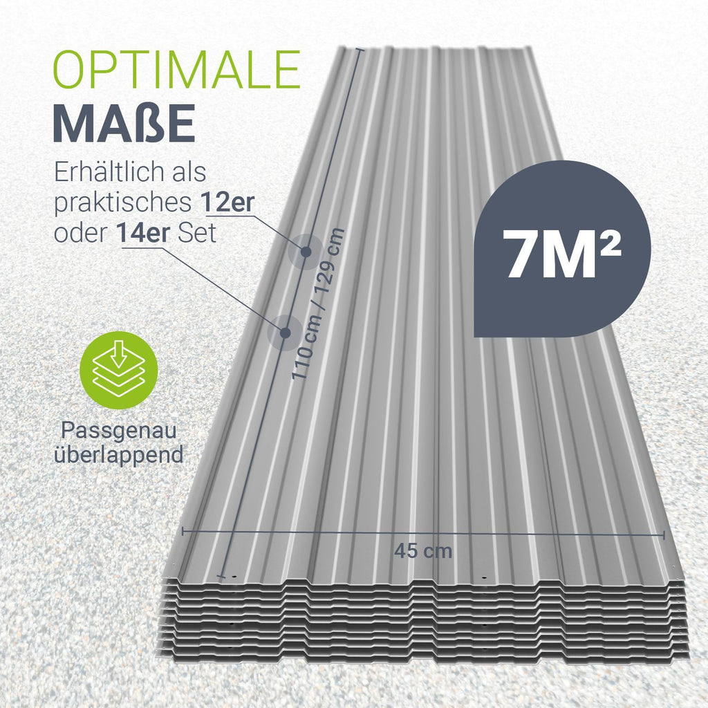 Profilblech Anthrazit Grau Grün, 23 mm Materialstärke für Alltag und Zuhause – Detailansicht 20