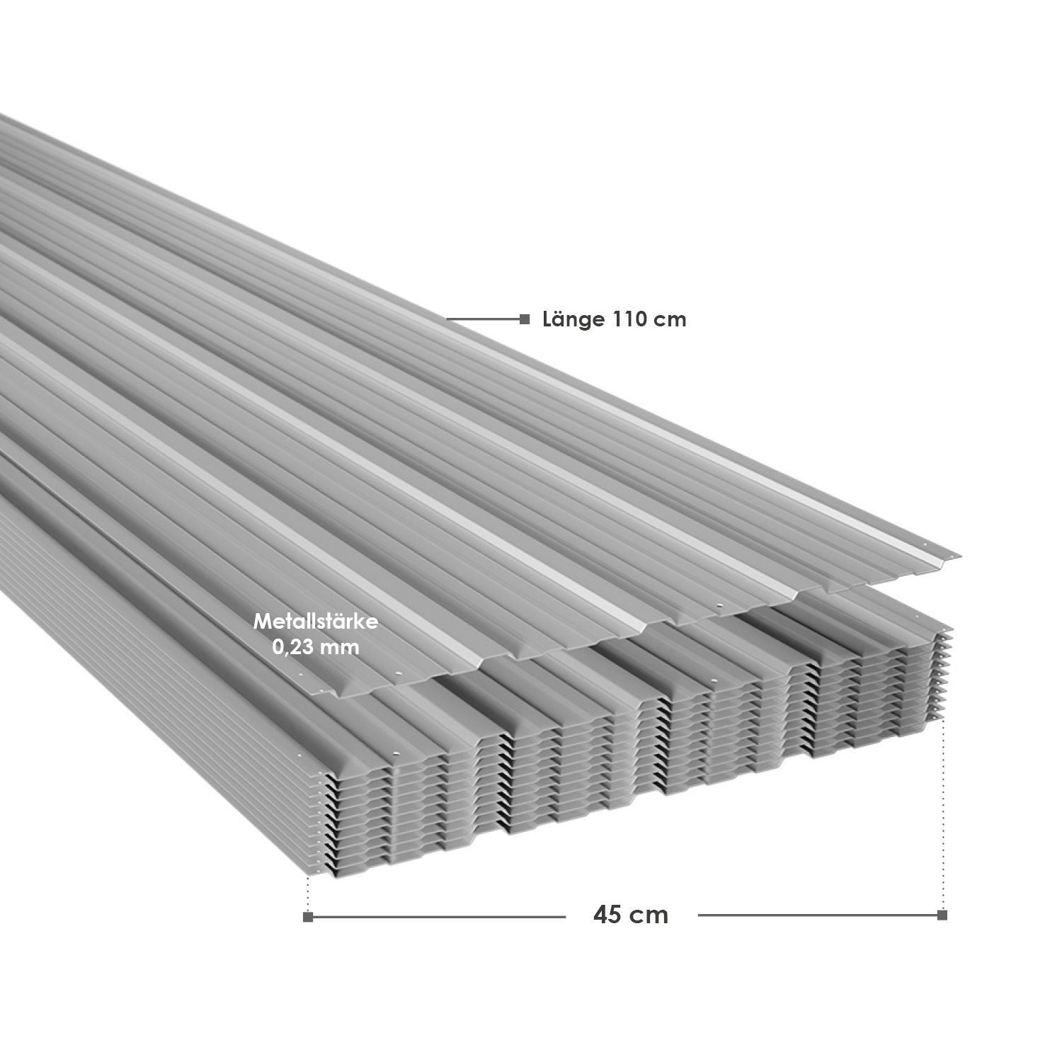 Profilblech Anthrazit Grau Grün, 23 mm Materialstärke für Alltag und Zuhause – Detailansicht 41