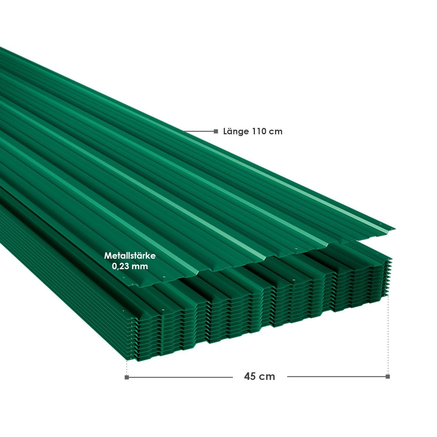 Profilblech Anthrazit Grau Grün, 23 mm Materialstärke für Alltag und Zuhause – Detailansicht 50