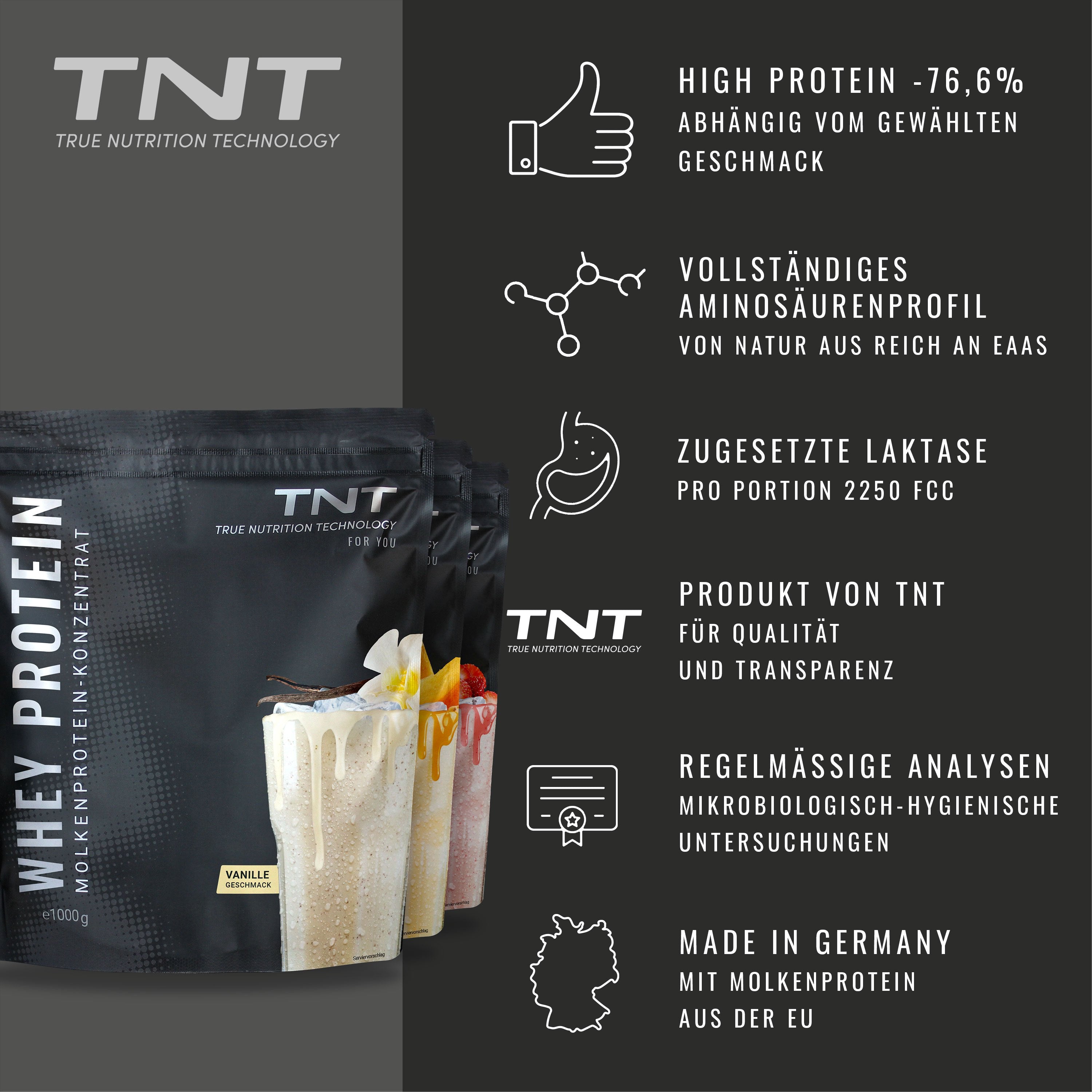 Protein-Ergänzungsmittel, 1000g für eine optimale Lakotseverdauung und Verträglichkeit – Detailansicht 4