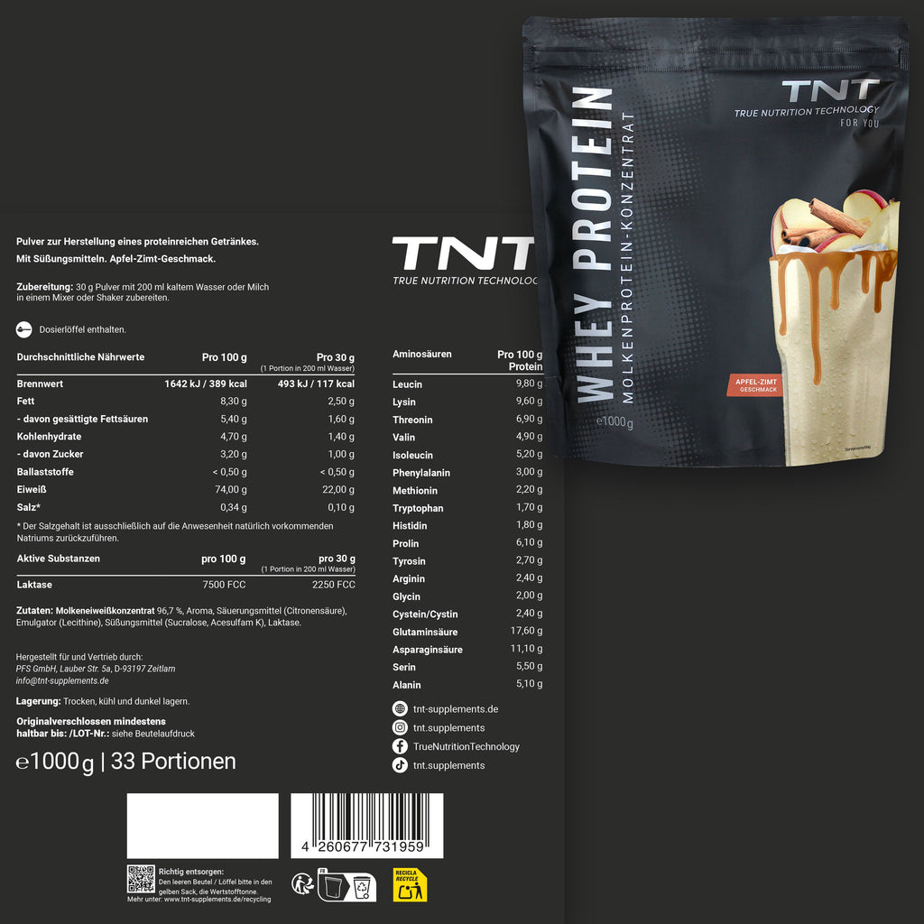 Protein-Ergänzungsmittel, 1000g für eine optimale Lakotseverdauung und Verträglichkeit – Detailansicht 8