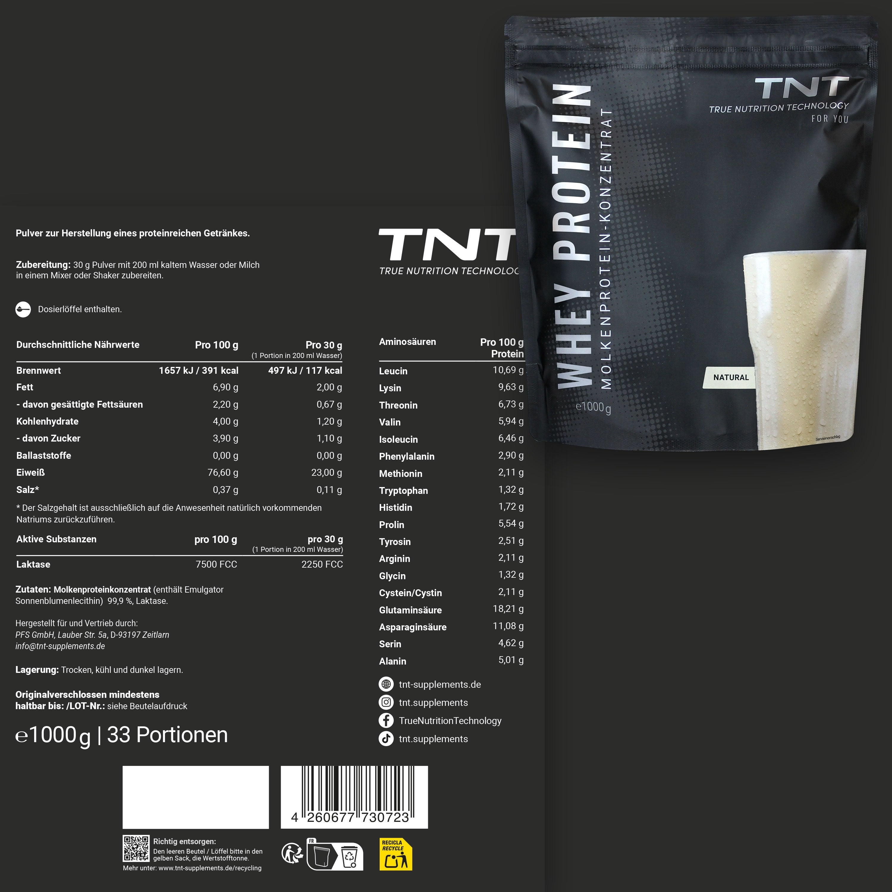 Protein-Ergänzungsmittel, 1000g für eine optimale Lakotseverdauung und Verträglichkeit – Detailansicht 28
