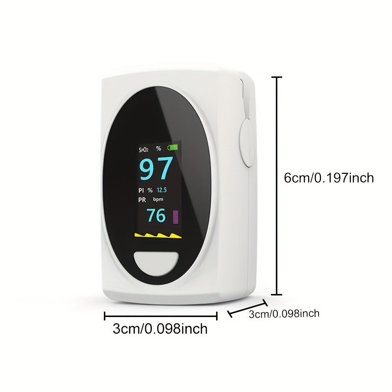 Pulsoximeter Fingerspitzen-Gerät, Weiß für Schlafzimmer und Bett – Detailansicht 4