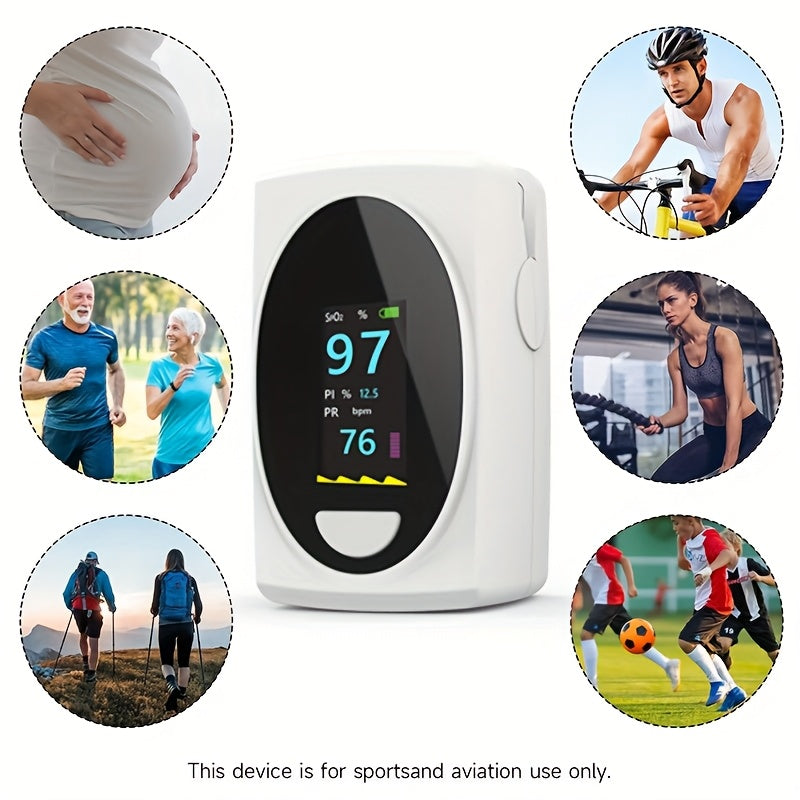 Pulsoximeter Fingerspitzen-Gerät, Weiß für Schlafzimmer und Bett – Detailansicht 11