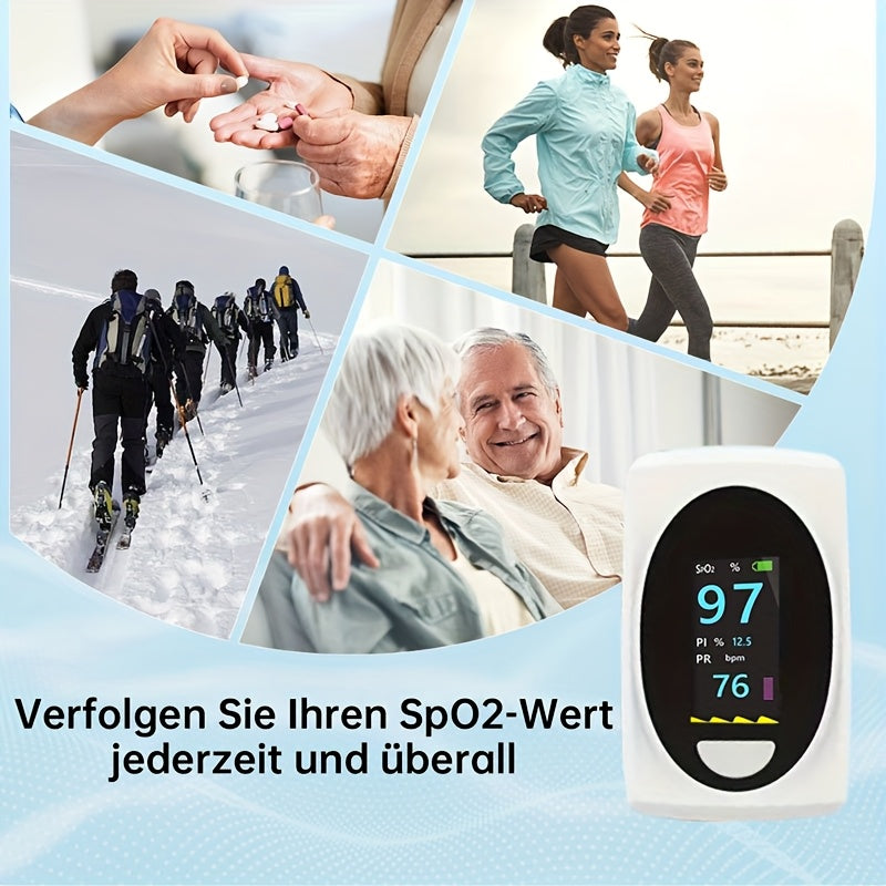 Pulsoximeter Fingerspitzen-Gerät, Weiß für Schlafzimmer und Bett – Detailansicht 13