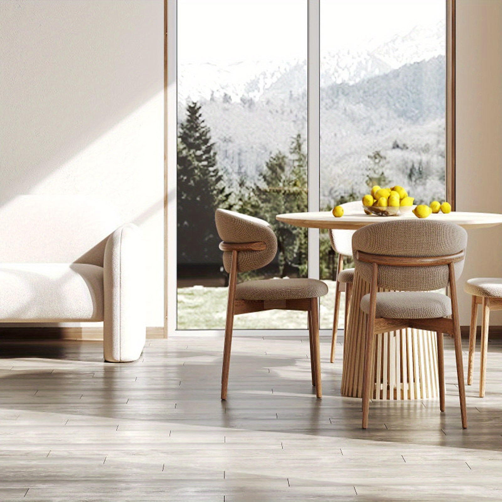 PVC-Bodenbelag Vinylboden, 18 Stück für 5M² Klick Vinylboden Laminat Kleber und Nacht Eich – Detailansicht 7