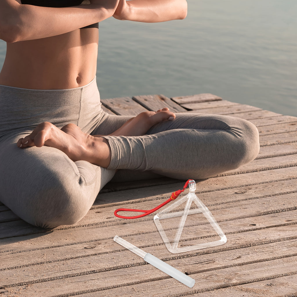 Quarzkristall Singende Pyramide, 10,16 cm für Alltag und Zuhause – Detailansicht 4