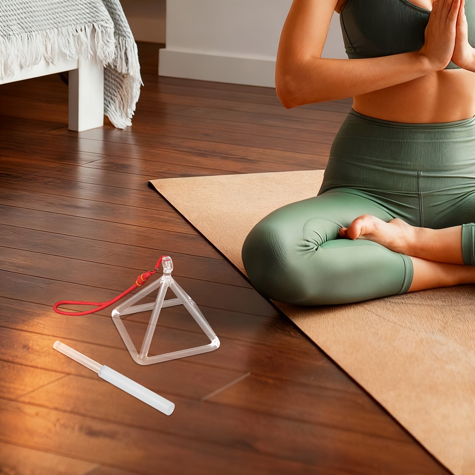 Quarzkristall Singende Pyramide, 10,16 cm für Alltag und Zuhause – Detailansicht 9