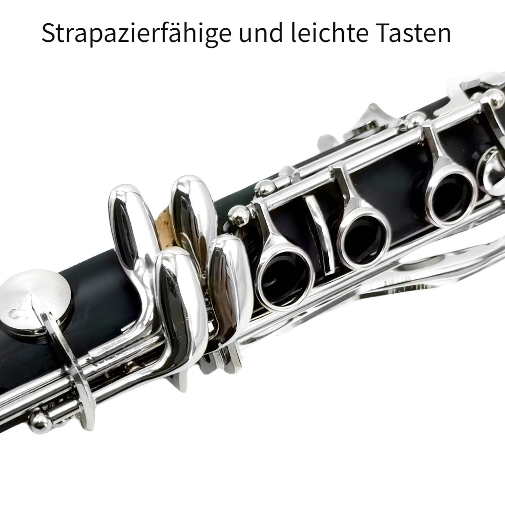 Querflöte, Klarinette aus Ebenholz für Übung und Alltag – Detailansicht 7