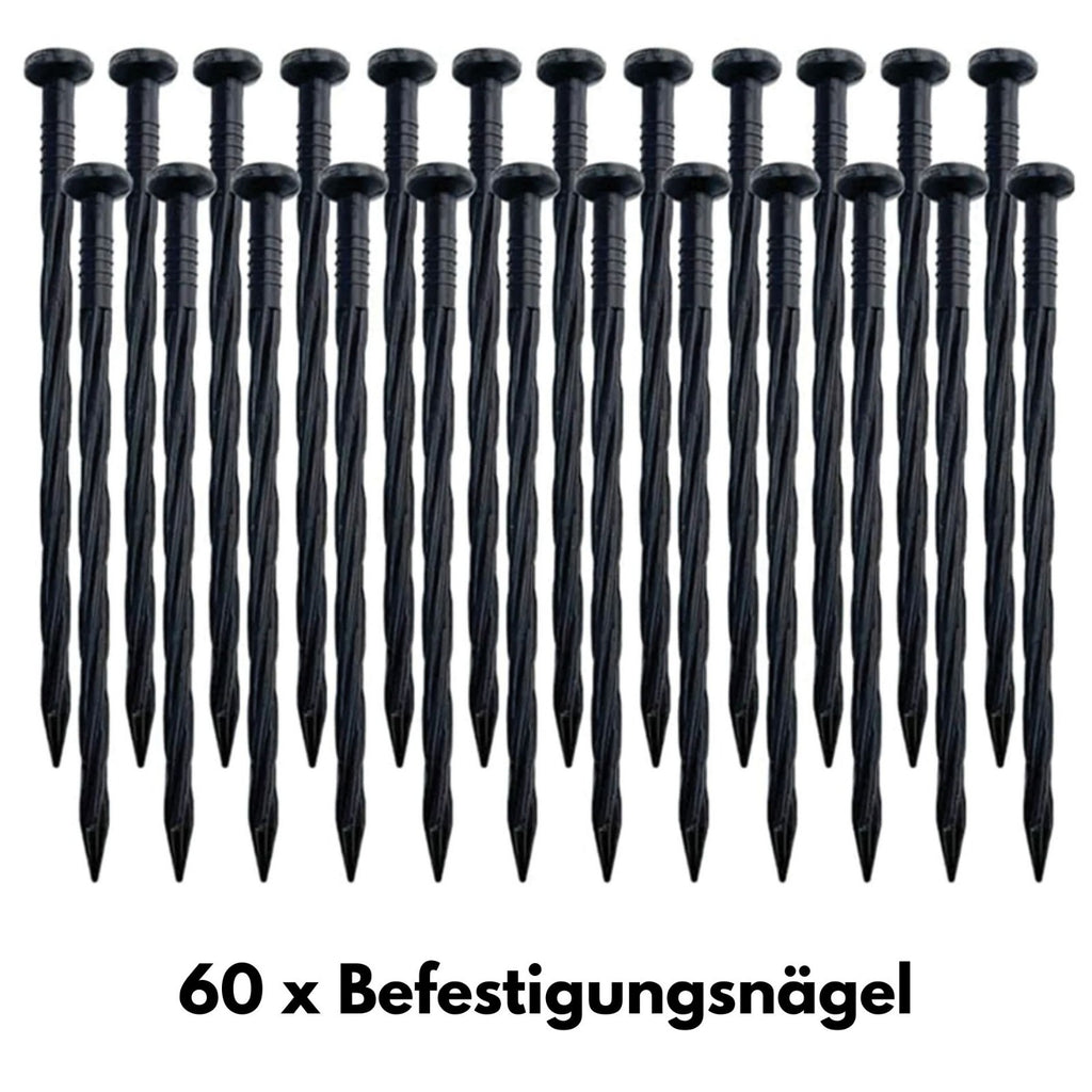 Rasenkante Flexible Gartenkante Höhe, Kunststoff für Garten und Terrasse – Detailansicht 3