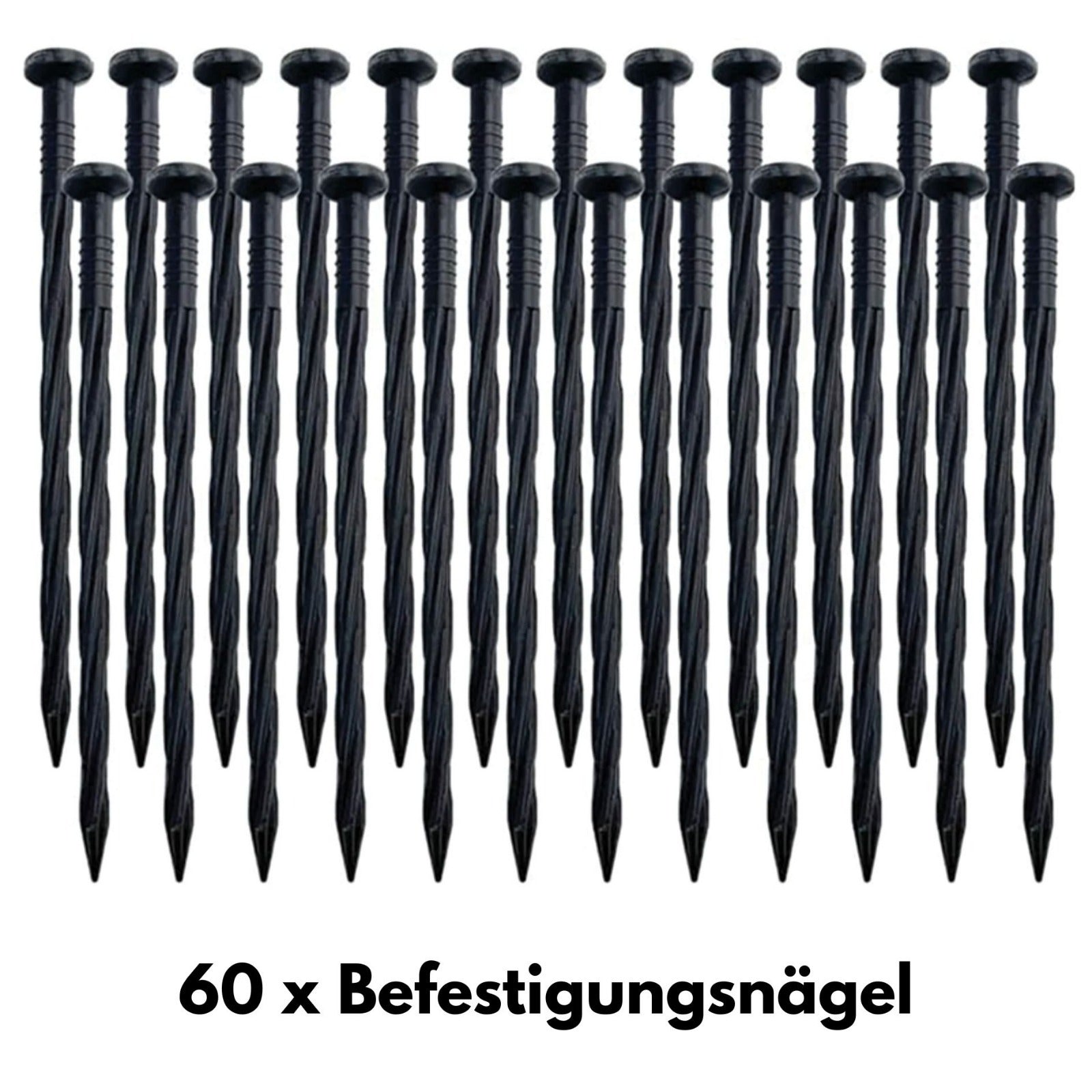 Rasenkante Flexible Gartenkante Höhe, Kunststoff für Garten und Terrasse – Detailansicht 3