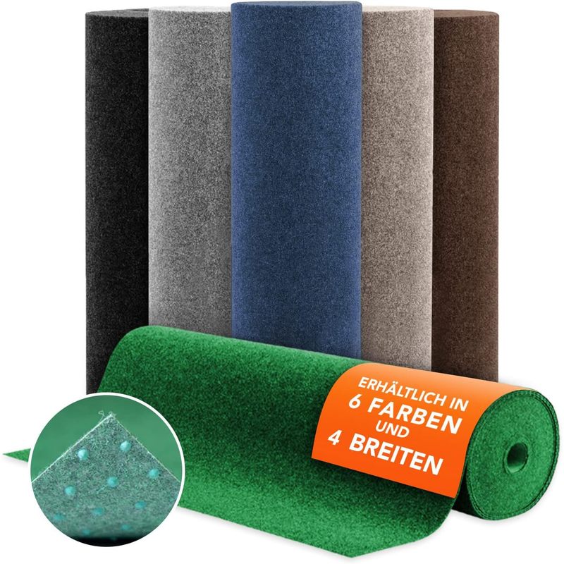 Rasenteppich Farbwunder - rutschfeste Balkonteppich, Beige für Garten und Terrasse – Hauptansicht