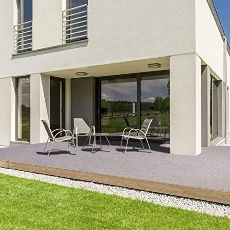 Rasenteppich Farbwunder - rutschfeste Balkonteppich, Beige für Garten und Terrasse – Detailansicht 7