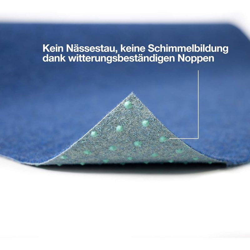 Rasenteppich Farbwunder - rutschfeste Balkonteppich, Beige für Garten und Terrasse – Detailansicht 9