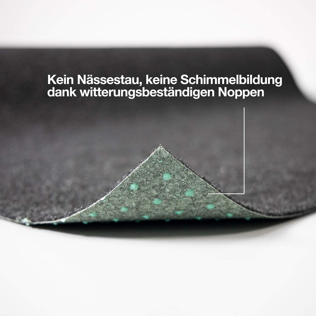 Rasenteppich Farbwunder - rutschfeste Balkonteppich, Beige für Garten und Terrasse – Detailansicht 15