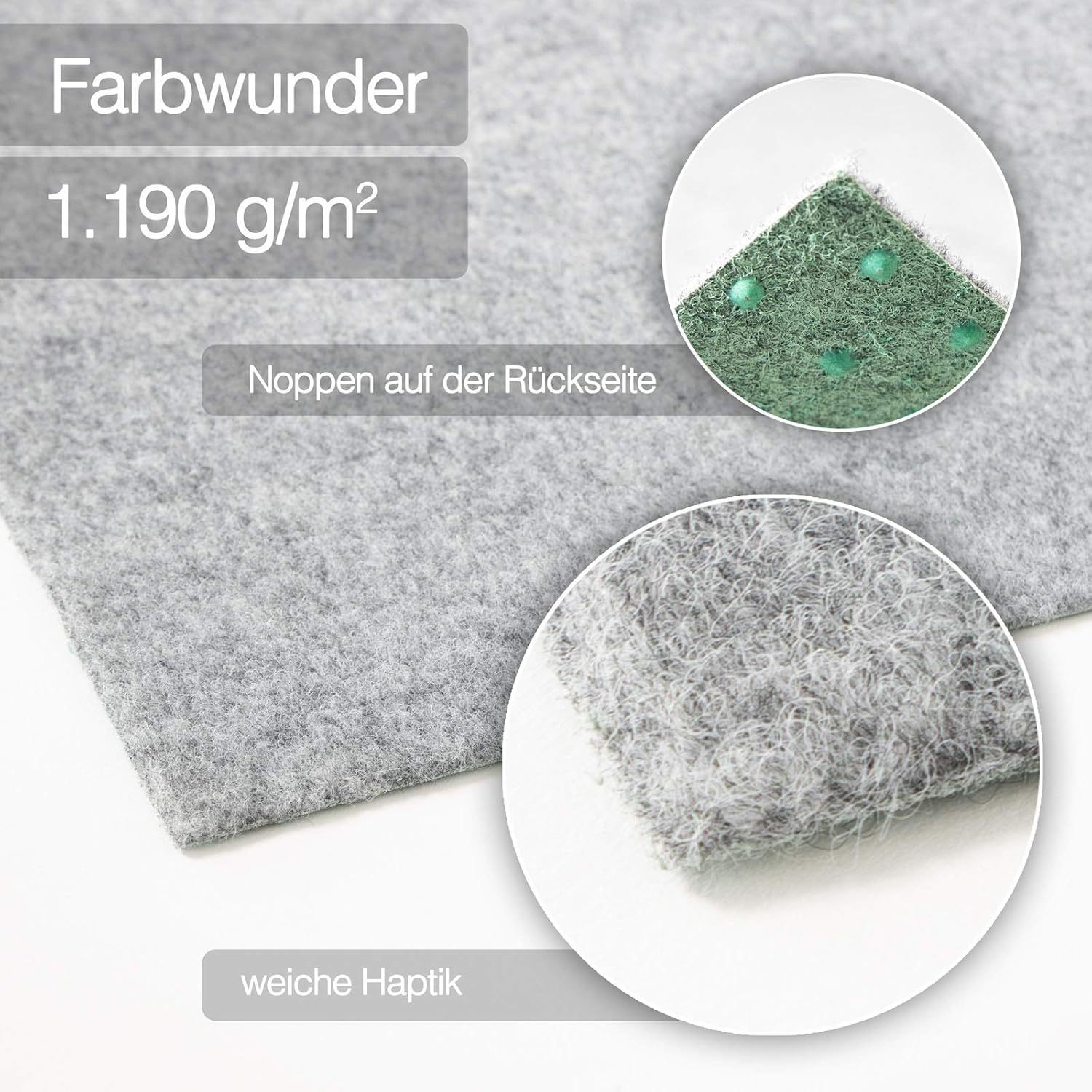Rasenteppich Farbwunder - rutschfeste Balkonteppich, Beige für Garten und Terrasse – Detailansicht 27
