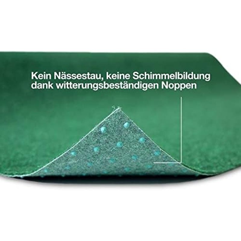 Rasenteppich Farbwunder - rutschfeste Balkonteppich, Beige für Garten und Terrasse – Detailansicht 34
