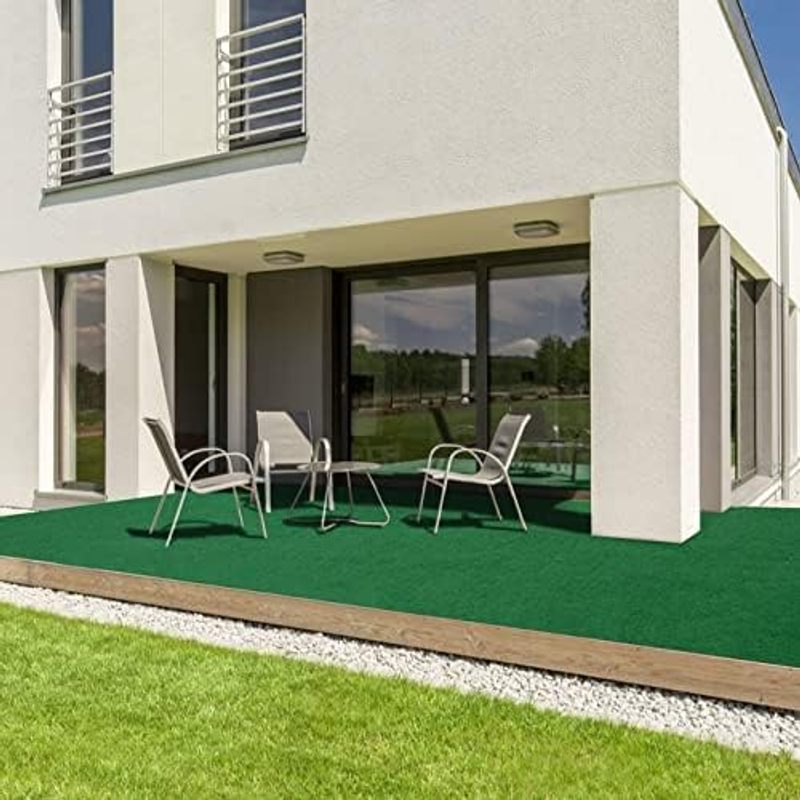 Rasenteppich Farbwunder - rutschfeste Balkonteppich, Beige für Garten und Terrasse – Detailansicht 38