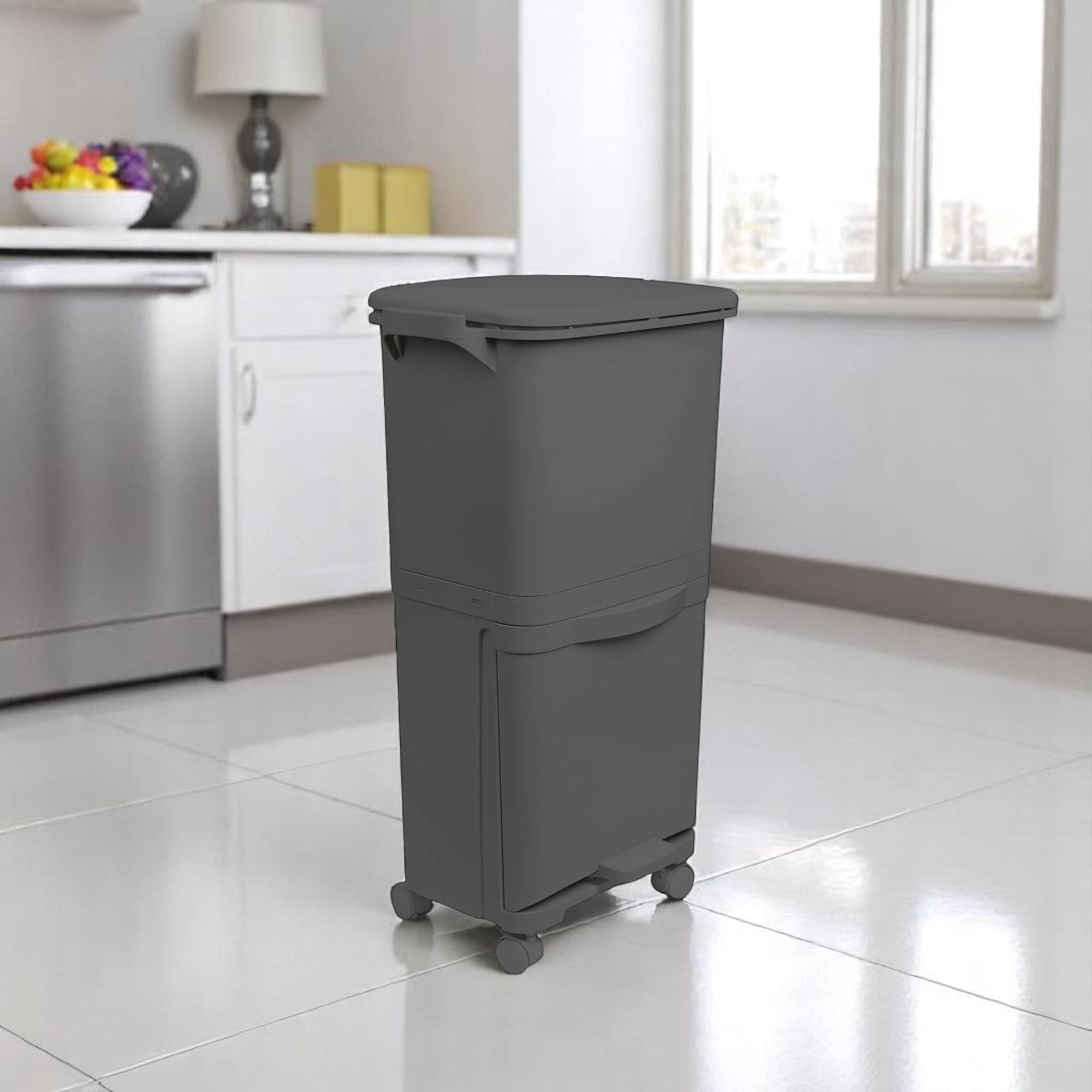 Recyclingbehälter, 38L für Alltag und Zuhause – Detailansicht 4
